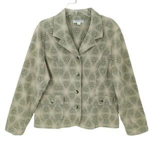 Pendleton XL Green Snake Print Jacket